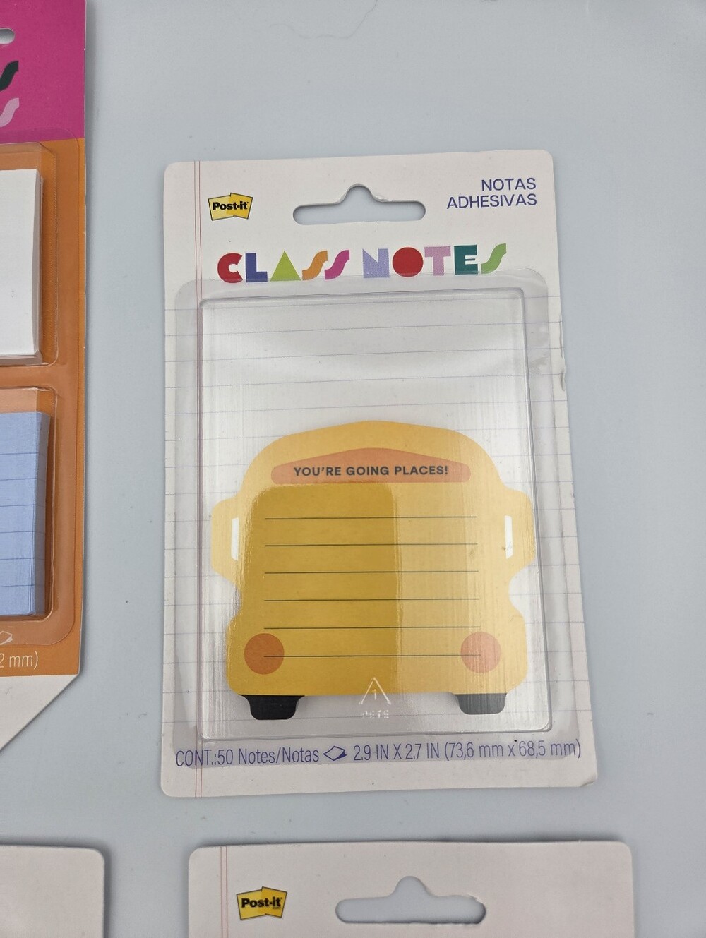 Post- It Class Notes Sticky Notes 4 Pack Nwt - Picture 5 of 6